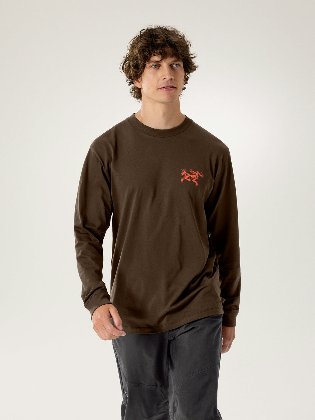 Kragg SL Cotton Bird Tile Shirt LS Men's